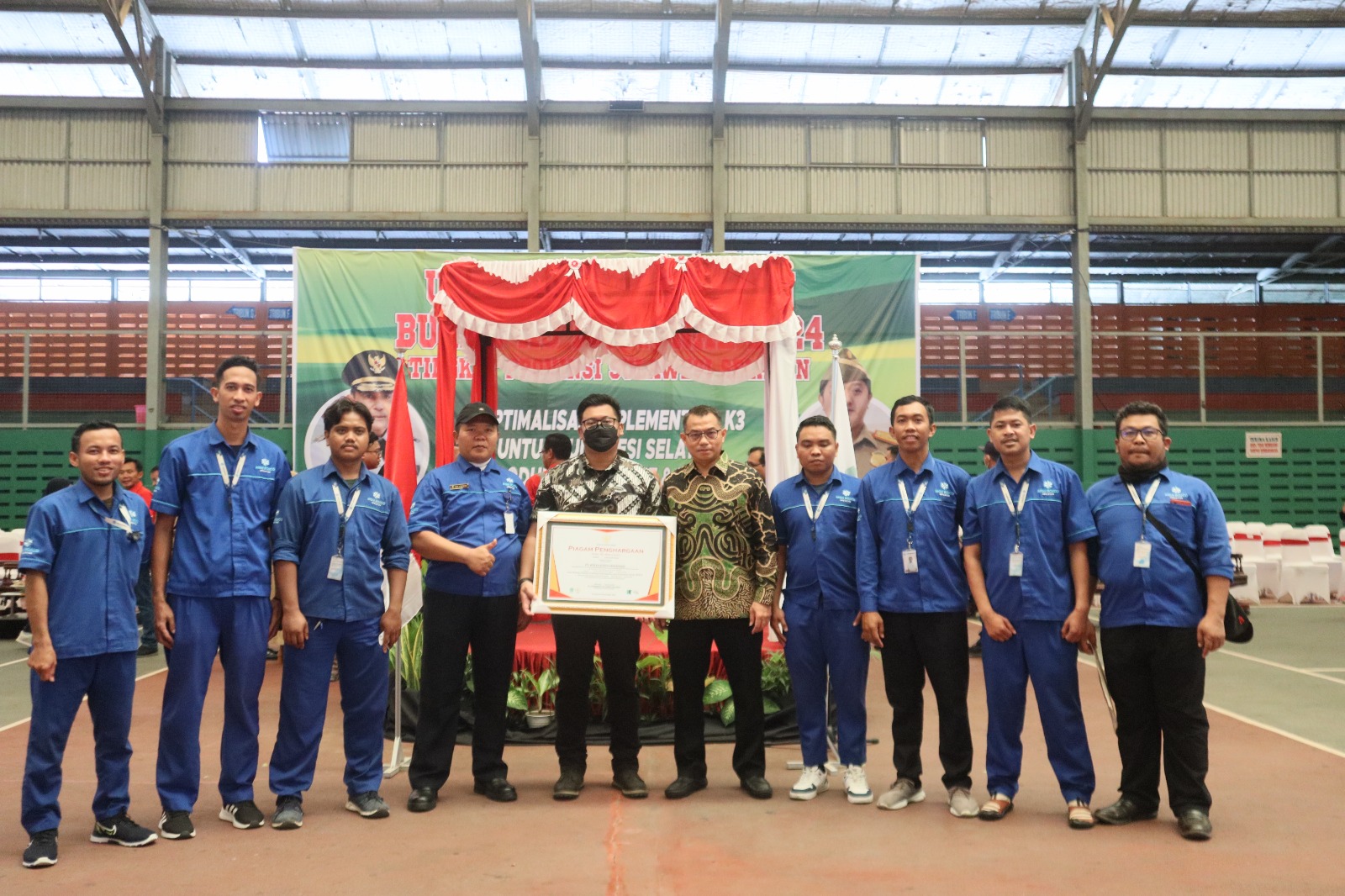 MGM Bosco Logistics Makassar Menerima Penghargaan atas Kepatuhan Kesehatan dan Keselamatan Kerja (K3)