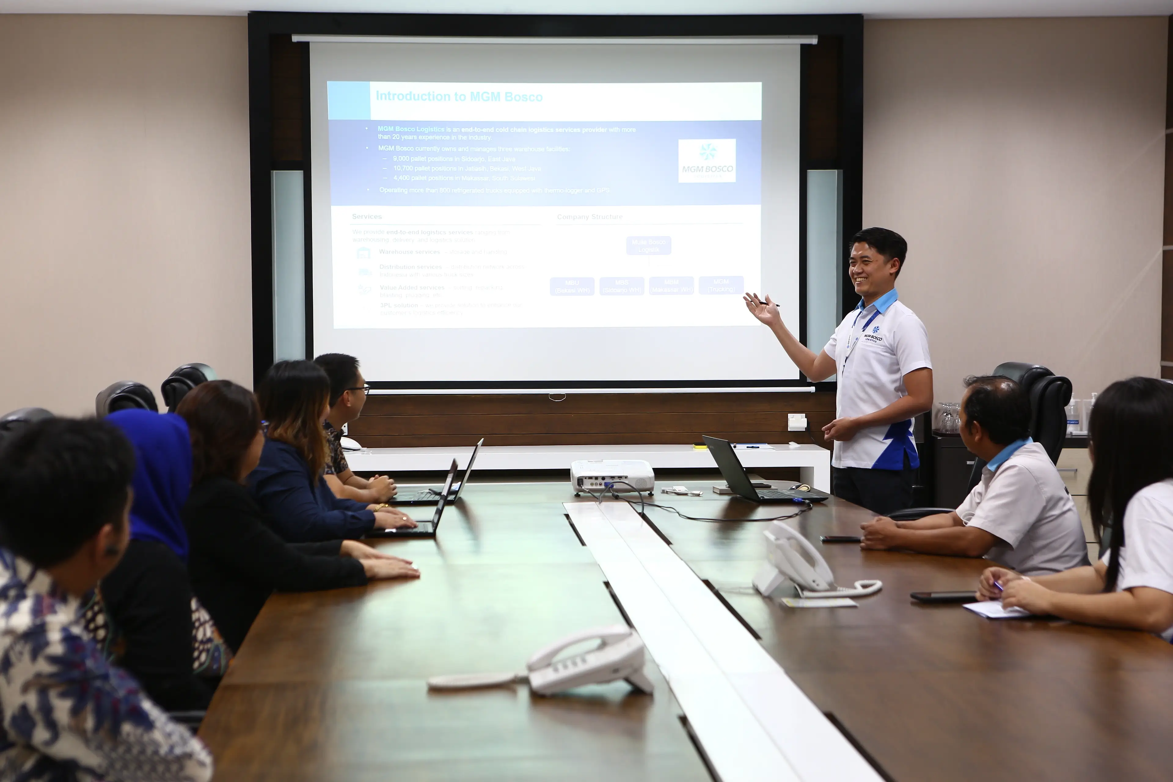 MGM Bosco Logistics branch reach